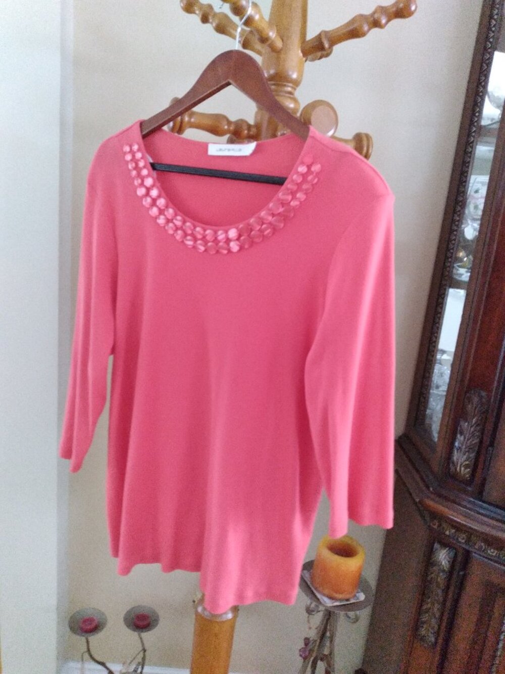 Elegant Blouse, Laura Plus, Cotton, Size - 1X